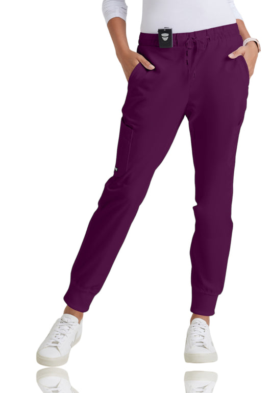 Women's Drawcord Waistband Kira Pant - GRP534 - Wine