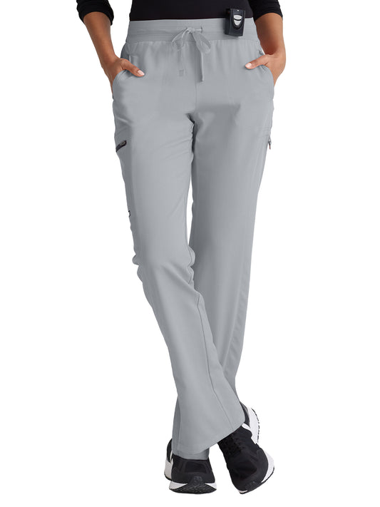 Women's Zip Cargo Pocket Kim Pant - GRSP500 - Moonstruck