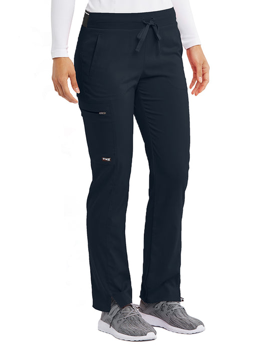Women's Zip Cargo Pocket Kim Pant - GRSP500 - Steel