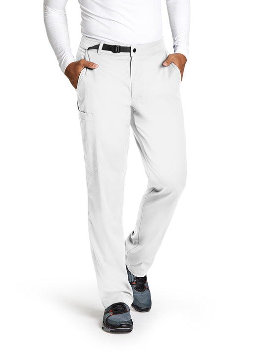 Men's Zip Fly Cargo Pant - GRSP507 - White