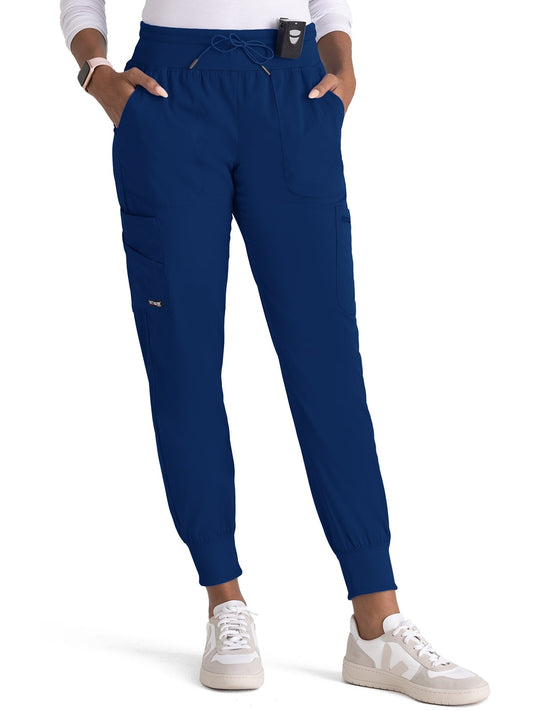 Women's 7-Pocket Carly Jogger Pant - GRSP527 - Indigo (Navy)