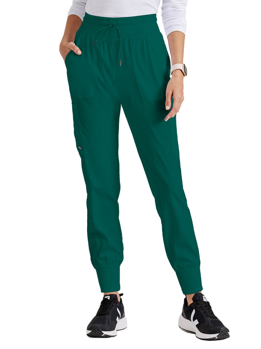 Women's 7-Pocket Carly Jogger Pant - GRSP527 - Hunter Green