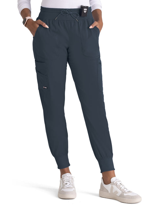 Women's 7-Pocket Carly Jogger Pant - GRSP527 - Steel