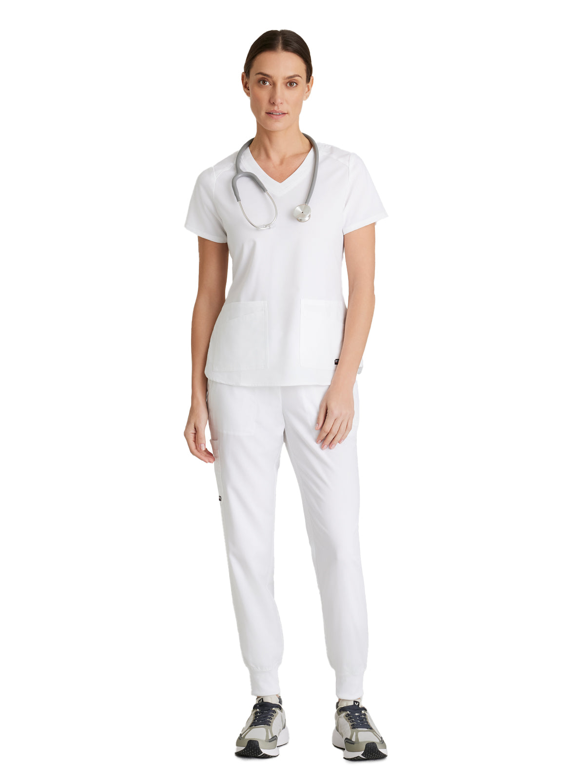Women's Eden Jogger Pant - GRSP537 - White