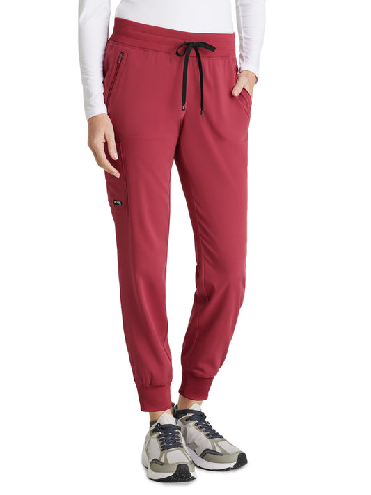 Women's Eden Jogger Pant - GRSP537 - Maple Red