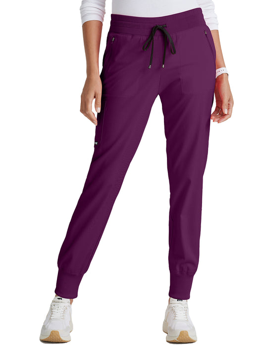 Women's Eden Jogger Pant - GRSP537 - Wine