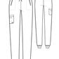 Women's Eden Jogger Pant - GRSP537 - White