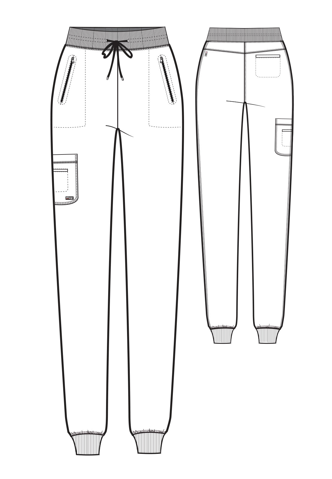 Women's Eden Jogger Pant - GRSP537 - White