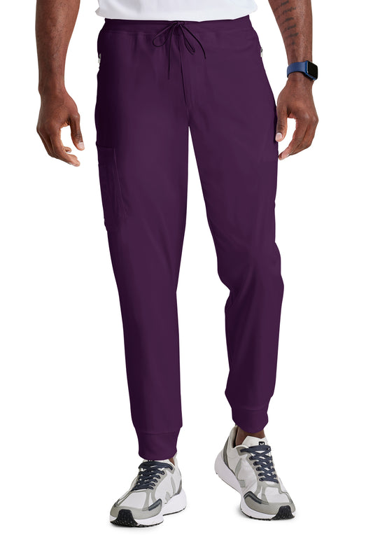 Men's Zip-Fly Murphy Jogger Pant - GRSP550 - Eggplant