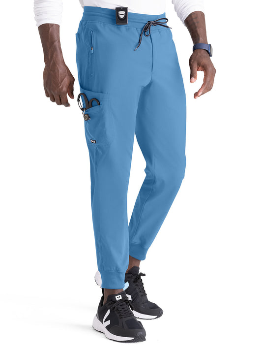 Men's Zip-Fly Murphy Jogger Pant - GRSP550 - Ciel Blue