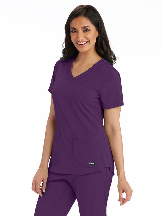 Women's Emma Top - GRST011 - Eggplant