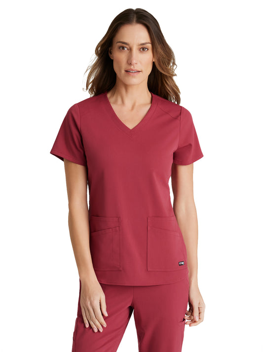 Women's Emma Top - GRST011 - Maple Red