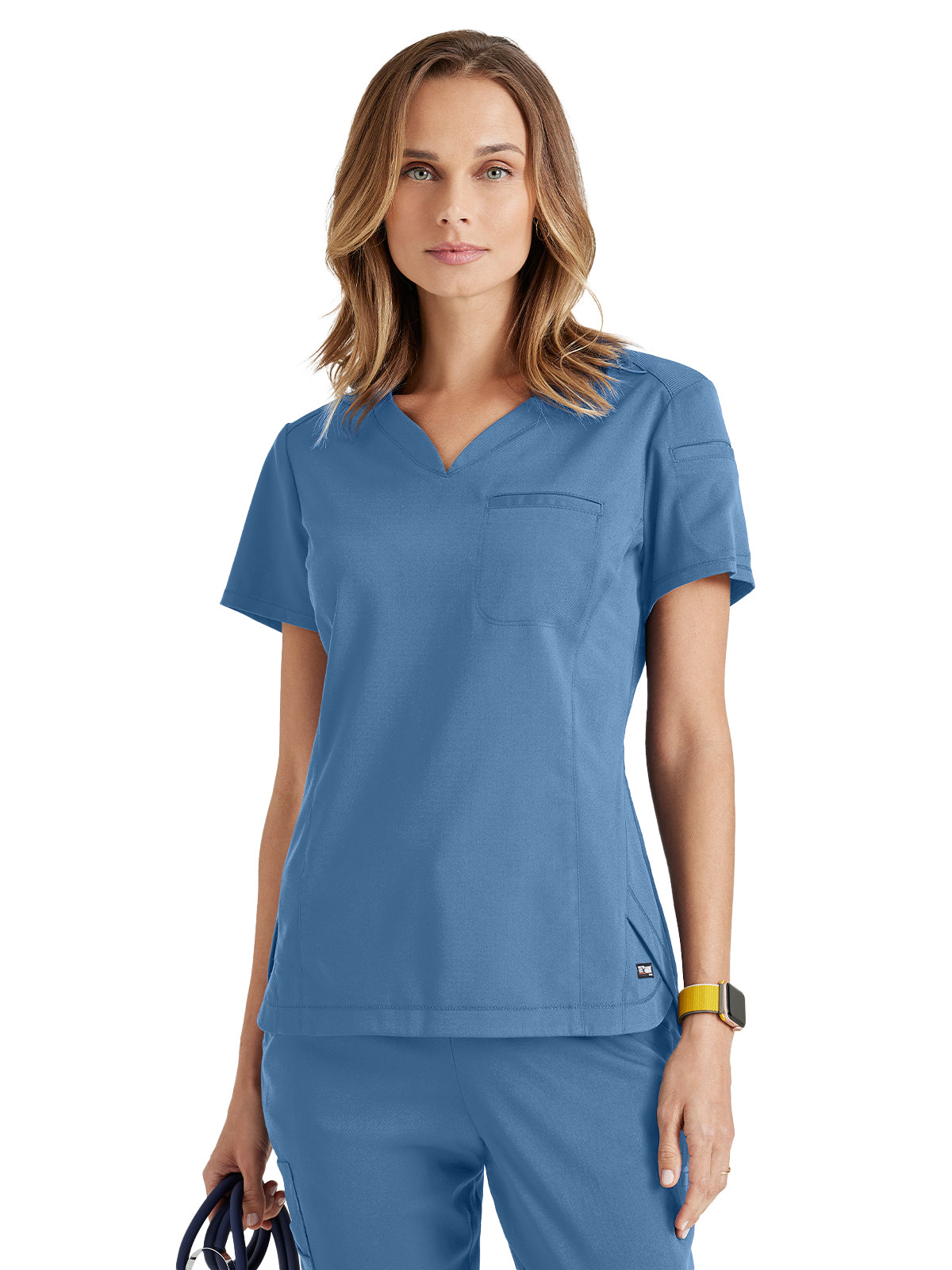 Women's Capri Top - GRST136 - Ciel Blue