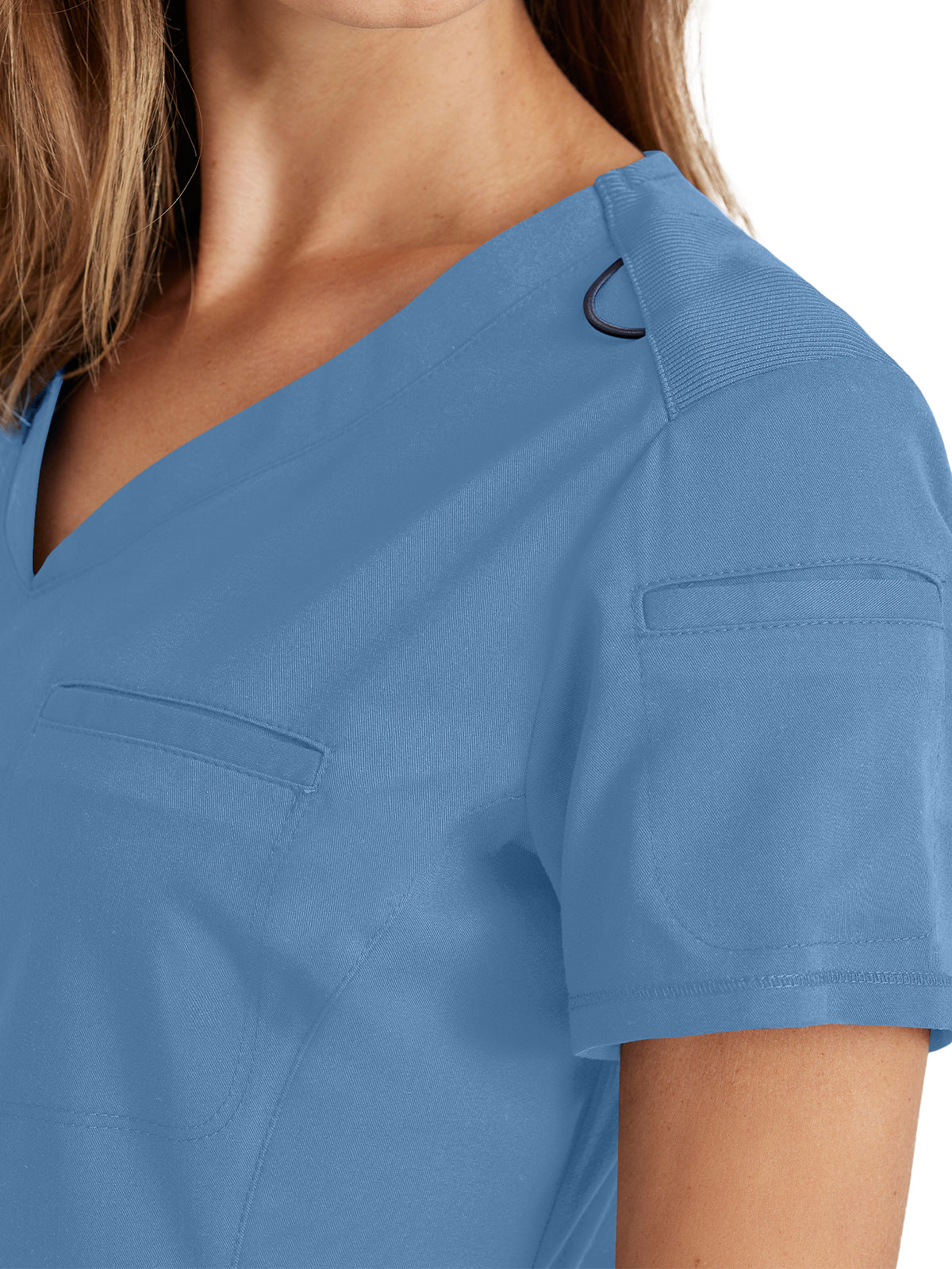 Women's Capri Top - GRST136 - Ciel Blue
