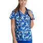 Women's Print Top - GRST154 - Butterfly Blues