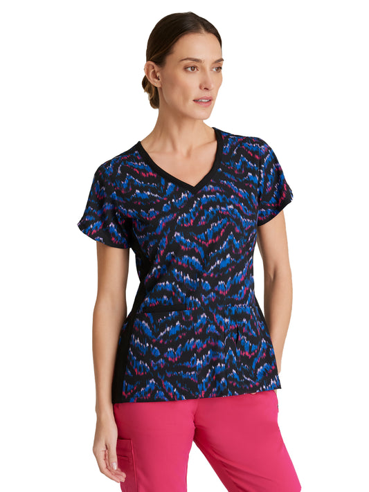 Women's Arie Print Top - GRST207 - Animal Scents