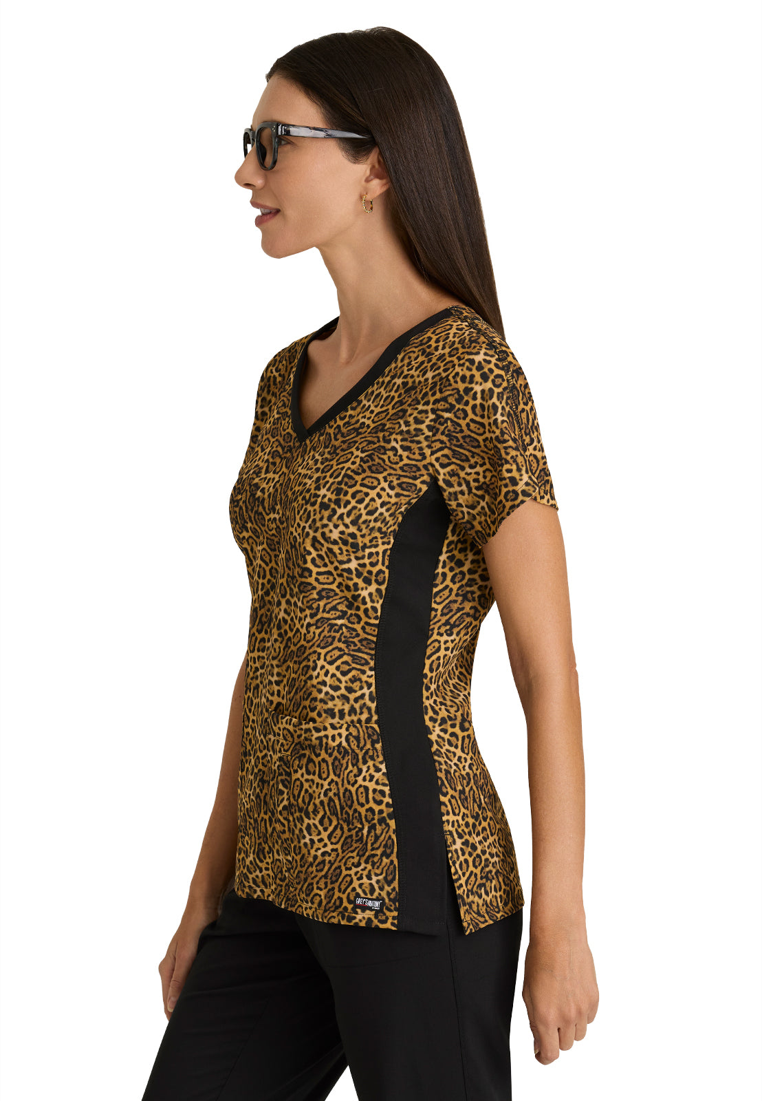 Women's Arie Print Top - GRST207 - Wild Side