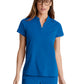 Women's 2 Pocket Banded Collar Avery Top - GRST230 - New Royal