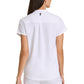 Women's 2 Pocket Banded Collar Avery Top - GRST230 - White