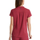 Women's 2 Pocket Banded Collar Avery Top - GRST230 - Maple Red