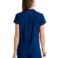 Women's 2 Pocket Banded Collar Avery Top - GRST230 - Indigo (Navy)