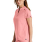 Women's 2 Pocket Banded Collar Avery Top - GRST230 - Bright Papaya