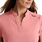 Women's 2 Pocket Banded Collar Avery Top - GRST230 - Bright Papaya