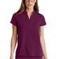 Women's 2 Pocket Banded Collar Avery Top - GRST230 - Wine