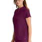Women's 2 Pocket Banded Collar Avery Top - GRST230 - Wine