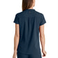Women's 2 Pocket Banded Collar Avery Top - GRST230 - Steel