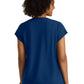 Women's Two Pocket Cowl Neck Marisol Scrub Top - GRST246 - Indigo (Navy)