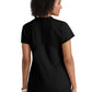 Women's Two Pocket V-Neck Define Top - GRST249 - Black