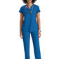 Women's Two Pocket V-Neck Define Top - GRST249 - New Royal
