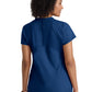 Women's Two Pocket V-Neck Define Top - GRST249 - Indigo (Navy)