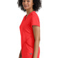 Women's Two Pocket V-Neck Define Top - GRST249 - Radiant Coral