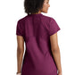 Women's Two Pocket V-Neck Define Top - GRST249 - Wine