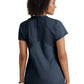 Women's Two Pocket V-Neck Define Top - GRST249 - Steel