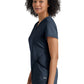 Women's Two Pocket V-Neck Define Top - GRST249 - Steel