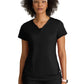 Women's Two Pocket V-Neck Motivate Top - GRST250 - Black