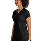 Women's Two Pocket V-Neck Motivate Top - GRST250 - Black