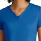 Women's Two Pocket V-Neck Motivate Top - GRST250 - New Royal