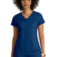 Women's Two Pocket V-Neck Motivate Top - GRST250 - Indigo (Navy)