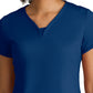 Women's Two Pocket V-Neck Motivate Top - GRST250 - Indigo (Navy)