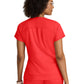 Women's Two Pocket V-Neck Motivate Top - GRST250 - Radiant Coral