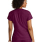 Women's Two Pocket V-Neck Motivate Top - GRST250 - Wine