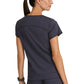 Women's Two Pocket V-Neck Motivate Top - GRST250 - Steel