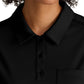 Women's One Pocket Polo Neck Renew Top - GRST254 - Black