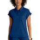 Women's One Pocket Polo Neck Renew Top - GRST254 - Indigo (Navy)