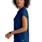 Women's One Pocket Polo Neck Renew Top - GRST254 - Indigo (Navy)