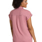 Women's One Pocket Polo Neck Renew Top - GRST254 - Canyon Pink
